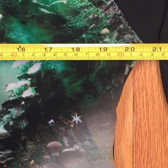 Ted Baker silk graphic short sleeve top - Picture 7 of 8